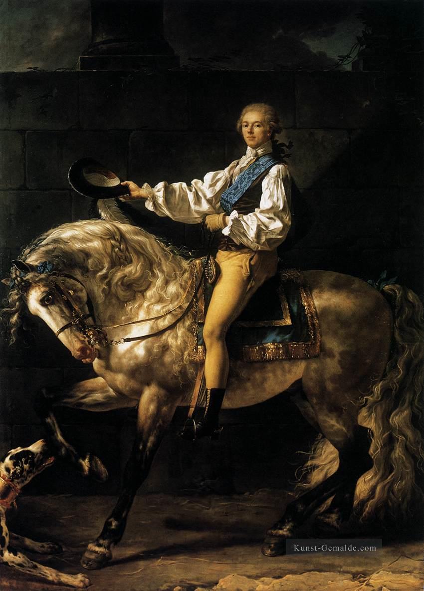 Graf Potocki Neoklassizismus Jacques Louis David Ölgemälde